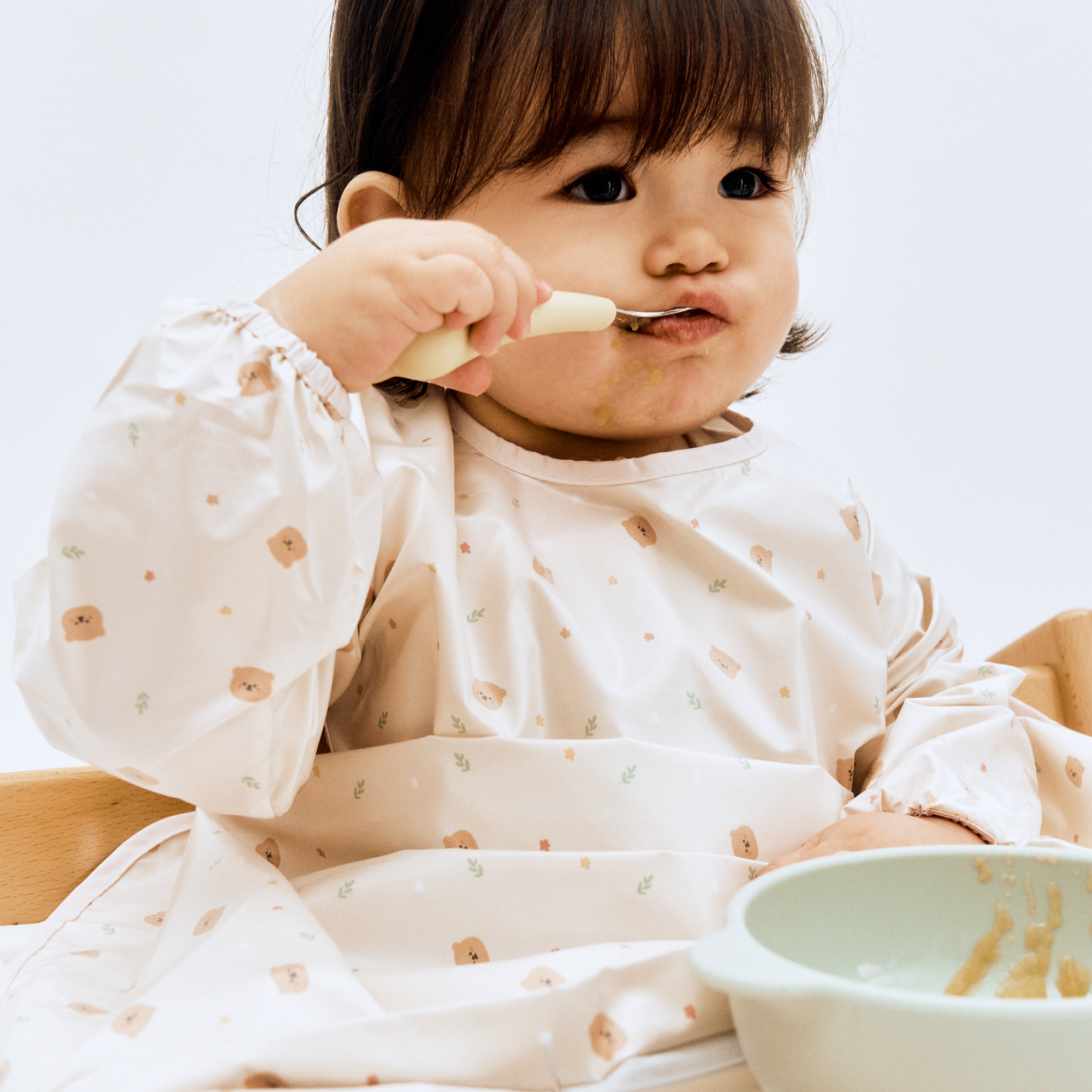 食べこぼし用エプロン  <長袖>