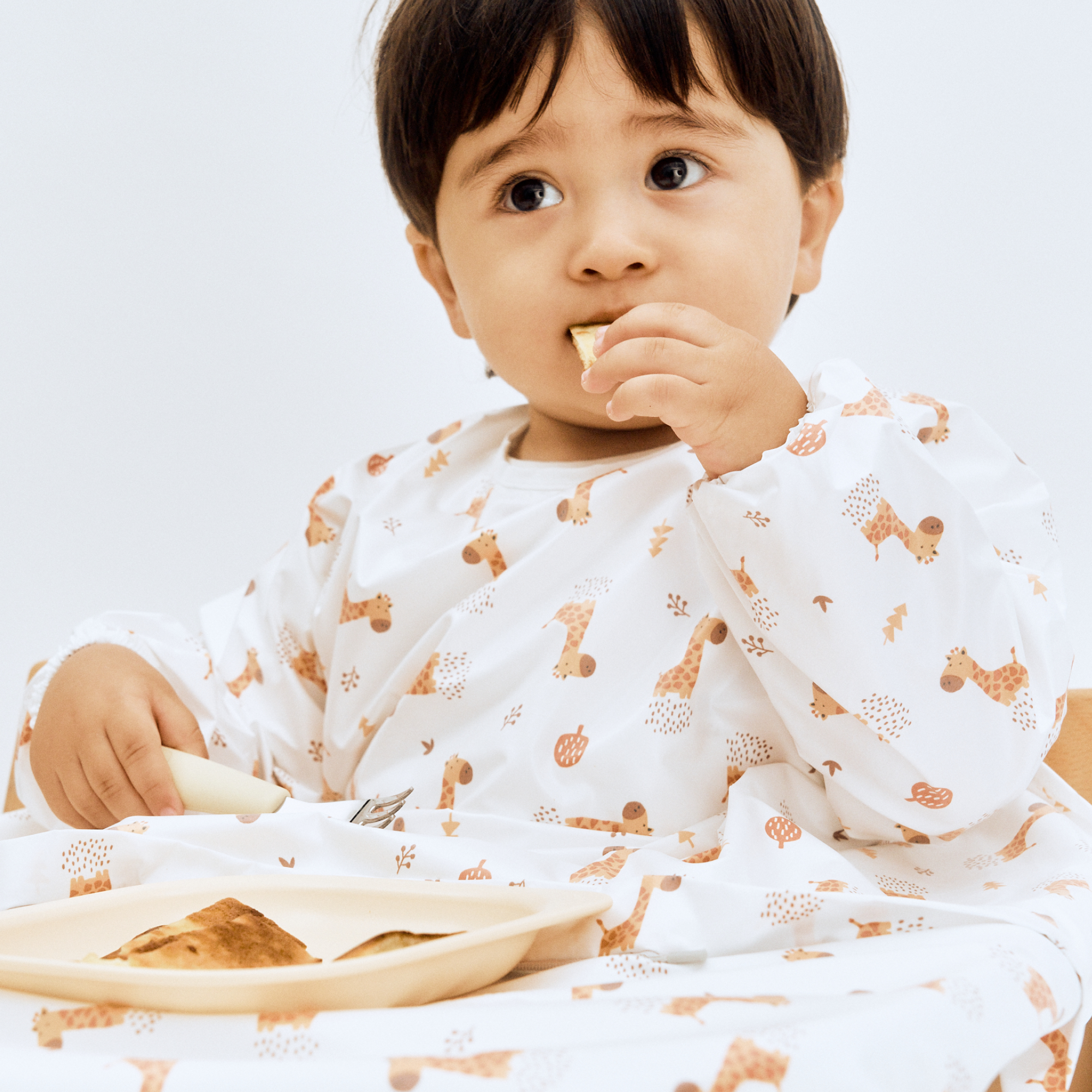 食べこぼし用エプロン  <長袖>