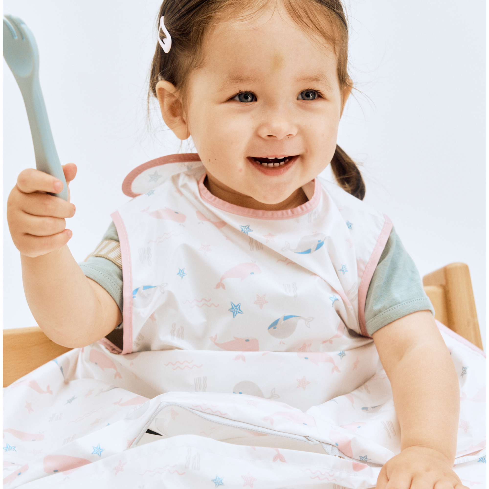 食べこぼし用エプロン  <ノースリーブ>