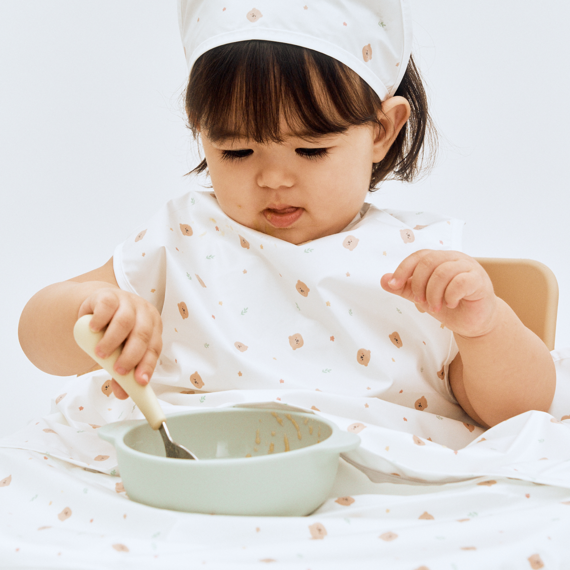 食べこぼし用エプロン  <ノースリーブ>